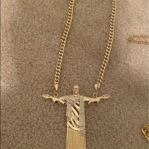 Large Jesus with chain